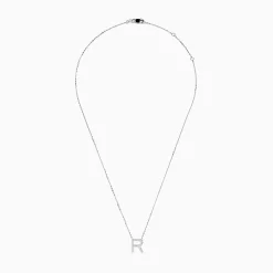 Effy Jewelry 14K White Gold Diamond Initial "R" Pendant | Necklaces & Pendants