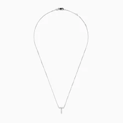 Effy Jewelry 14K White Gold Diamond Initial "T" Pendant | Necklaces & Pendants