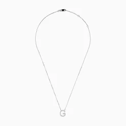 Effy Jewelry 14K White Gold Diamond Initial "G" Pendant | Necklaces & Pendants