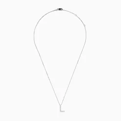 Effy Jewelry 14K White Gold Diamond Initial "L" Pendant | Necklaces & Pendants