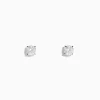 Effy Jewelry 14K White Gold Diamond Solitaire Stud Earrings, 1.0 TCW | Earrings