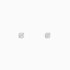 Effy Jewelry 14K White Gold Diamond Solitaire Stud Earrings, 0.33 TCW | Earrings