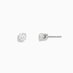 Effy Jewelry 14K White Gold Diamond Solitaire Stud Earrings 1.00 TCW | Earrings