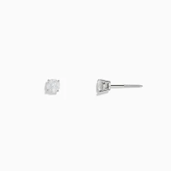 Effy Jewelry 14K White Gold Diamond Solitaire Stud Earrings, 0.50 TCW | Earrings