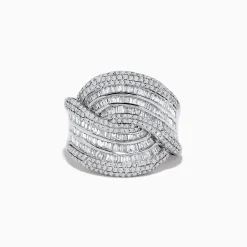 Effy Jewelry 14K White Gold Diamond Statement Ring | Rings