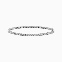 Effy Jewelry 14K White Gold Diamond Tennis Bracelet 0.98 TCW | Bracelets