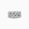 BH Multi 14K White Gold Interlocking Diamond Ring | Rings