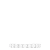 Louis Creations 14K White Gold Prong Set Diamond Eternity Band, 2.00 TCW | Rings