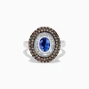 BH Multi 14K White Gold Tanzanite and Diamond Ring, 1.84 TCW | Rings