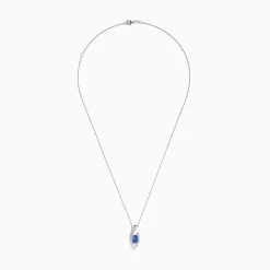 Effy Jewelry 14K White Gold Tanzanite and Diamond Pendant | Necklaces & Pendants