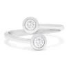 Effy Jewelry 14K White Gold Two-of-Us Diamond Ring, 0.39 TCW | Rings