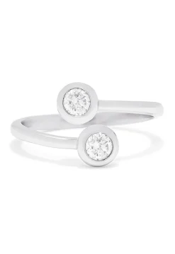 Effy Jewelry 14K White Gold Two-of-Us Diamond Ring, 0.39 TCW | Rings