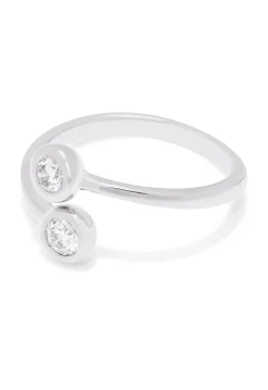 Effy Jewelry 14K White Gold Two-of-Us Diamond Ring, 0.39 TCW | Rings