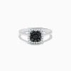 Effy Jewelry 14K White Gold White and Black Diamond Ring | Rings