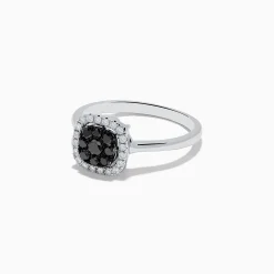 Effy Jewelry 14K White Gold White and Black Diamond Ring | Rings