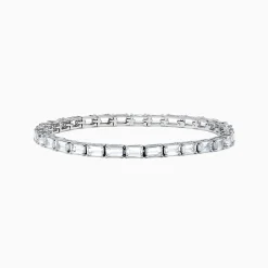 Effy Jewelry 14K White Gold White Sapphire Tennis Bracelet | Bracelets