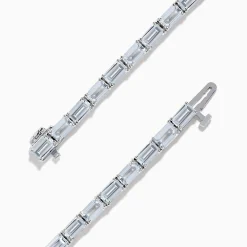Effy Jewelry 14K White Gold White Sapphire Tennis Bracelet | Bracelets