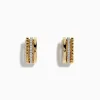 Effy Jewelry 14K Yellow Gold 1/2" Diamond Huggie Earrings 0.13 TCW | Earrings