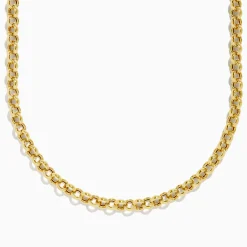 Effy Jewelry 14K Yellow Gold 18" Hollow Rolo Chain | Necklaces & Pendants