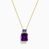 Effy Jewelry 14K Yellow Gold Amethyst and Tanzanite Pendant | Necklaces & Pendants