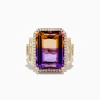 Effy Jewelry 14K Yellow Gold Ametrine and Diamond Ring | Rings