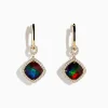Effy Jewelry 14K Yellow Gold Ammolite and Diamond Earrings | Earrings