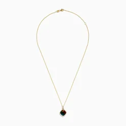Effy Jewelry 14K Yellow Gold Ammolite and DIamond Pendant | Necklaces & Pendants