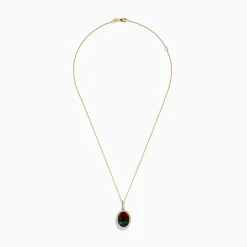 Effy Jewelry 14K Yellow Gold Ammolite and Diamond Pendant | Necklaces & Pendants