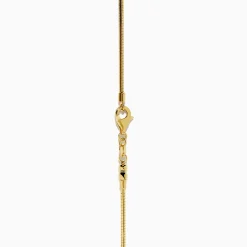 Effy Jewelry 14K Yellow Gold Ammolite and Diamond Snake Chain Pendant | Necklaces & Pendants