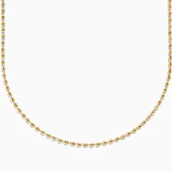 BH Multi 14K Yellow Gold Bead Necklace | Necklaces & Pendants