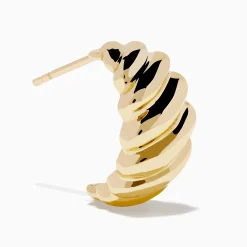Effy Jewelry 14K Yellow Gold Croissant Hoops | Earrings