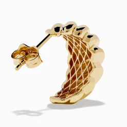 Effy Jewelry 14K Yellow Gold Croissant Hoops | Earrings