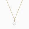 Effy Jewelry 14K Yellow Gold Cultured Fresh Water Pearl and Diamond Pendant, 0.02 TCW | Necklaces & Pendants