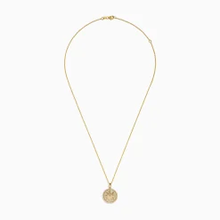 Effy Jewelry 14K Yellow Gold Diamond Compass Pendant | Necklaces & Pendants