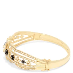 Effy Jewelry 14K Yellow Gold Diamond Filigree Bangle, 2.03 TCW | Bracelets