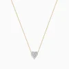 Effy Jewelry 14K Yellow Gold Diamond Heart Necklace | Necklaces & Pendants