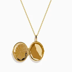 Effy Jewelry 14K Yellow Gold Diamond Locket Pendant | Necklaces & Pendants