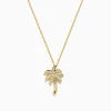 Effy Jewelry 14K Yellow Gold Diamond Palm Tree Pendant | Necklaces & Pendants