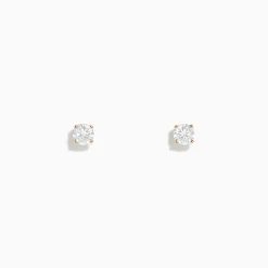 Effy Jewelry 14K Yellow Gold Diamond Solitaire Stud Earrings 0.50 TCW | Earrings