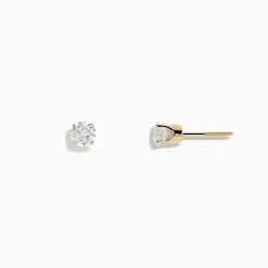 Effy Jewelry 14K Yellow Gold Diamond Solitaire Stud Earrings 0.75 TCW | Earrings