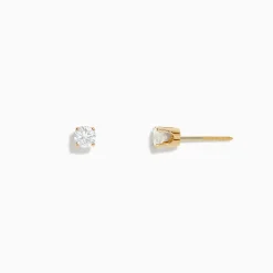 Effy Jewelry 14K Yellow Gold Diamond Solitaire Stud Earrings 0.50 TCW | Earrings