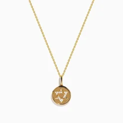 Effy Jewelry 14K Yellow Gold Diamond Star of David Pendant | Necklaces & Pendants