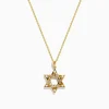 Effy Jewelry 14K Yellow Gold Diamond Star of David Pendant | Necklaces & Pendants