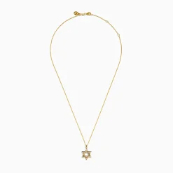 Effy Jewelry 14K Yellow Gold Diamond Star of David Pendant | Necklaces & Pendants