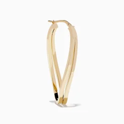 Effy Jewelry 14K Yellow Gold Double Bar Hoops | Earrings