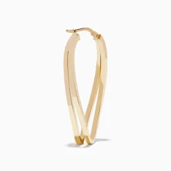 Effy Jewelry 14K Yellow Gold Double Bar Hoops | Earrings