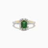 Effy Jewelry 14K Yellow Gold Emerald and Diamond Ring | Rings