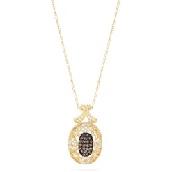Effy Jewelry 14K Yellow Gold Espresso and White Diamond Pendant, 0.29 TCW | Necklaces & Pendants