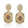 Effy Jewelry 14K Yellow Gold Espresso and White Diamond Earrings, 0.94 TCW | Earrings