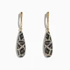 BH Multi 14K Yellow Gold Espresso, Black and White Diamond Earrings, 1.26 TCW | Earrings